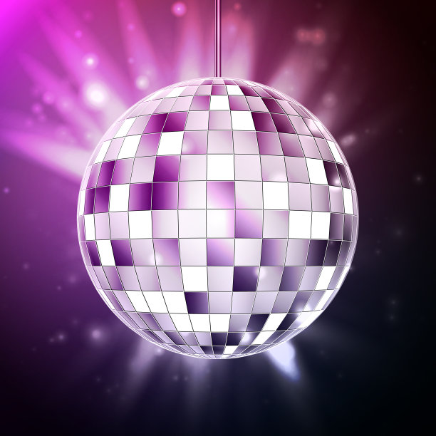 迪斯科球。迪斯科背景图片下载
