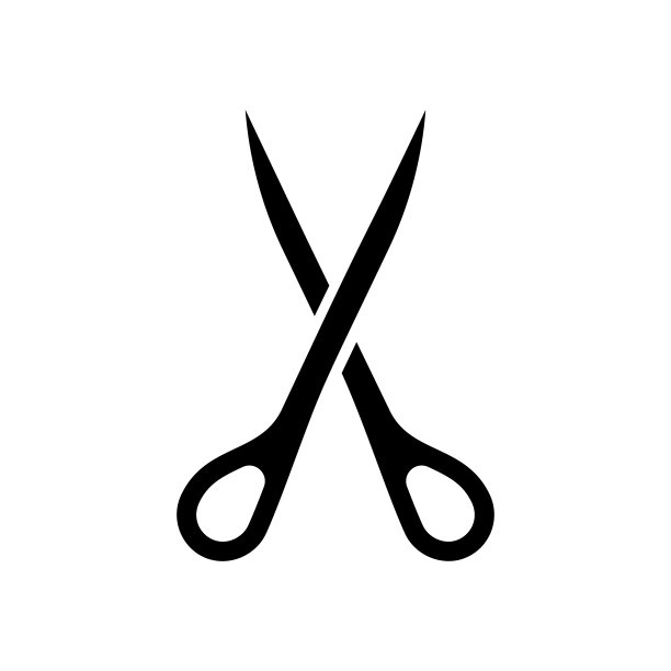 轮廓剪刀图标图片下载