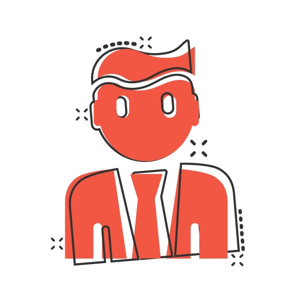 漫画风格的人物沟通图标。人卡通矢量插图在白色的背景。合伙溅效应经营理念。图片下载