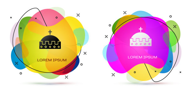 颜色国王皇冠图标孤立在白色背景图片下载