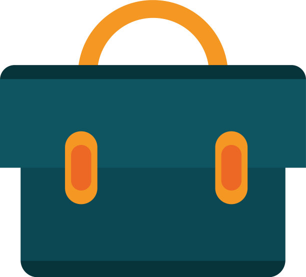 手提箱组织者配件教育学校图标图片下载