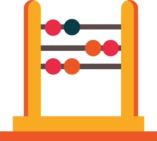 珠算小学教育学校的标志图片下载