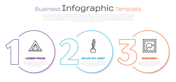 集线旅游帐篷、羽毛和墨水瓶于一体图片下载