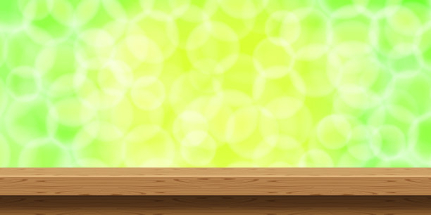 木木板为绿色散景作背景，空木桌为自然散景绿色明亮的产品展示，木木板为拷贝空间文本夏季概念，桌子木板为自然花园图片下载