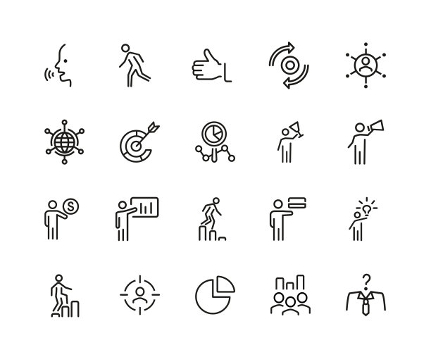 团队结构图标集图片下载