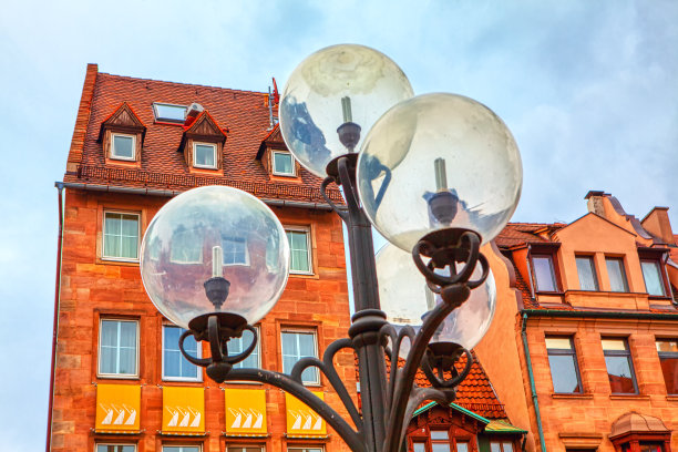 球形的路灯图片下载