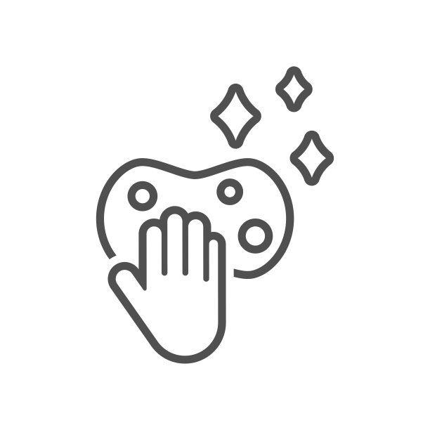 卫生保健。淋浴海绵图标在平坦的风格。矢量插图。图片下载