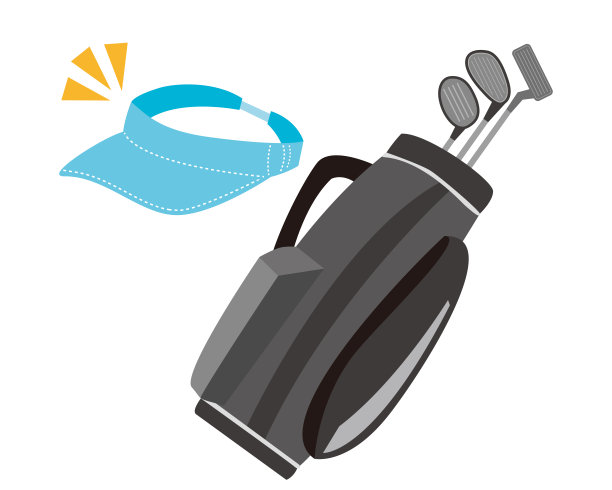 高尔夫俱乐部图标。矢量插图关于高尔夫。高尔夫球杆袋图片下载