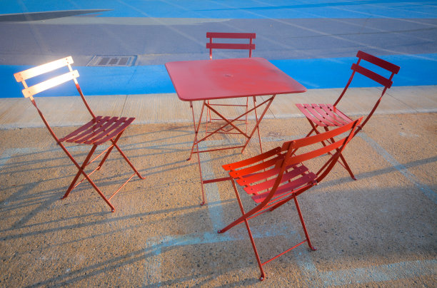 红桌椅图片下载