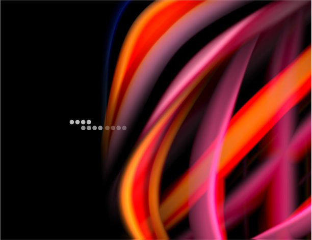 丝绸光滑的线条上的黑色液体液体的颜色图片下载