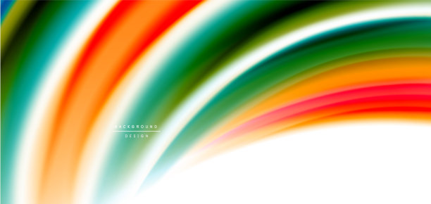 丝滑的线条上的白色液体液体的颜色图片下载