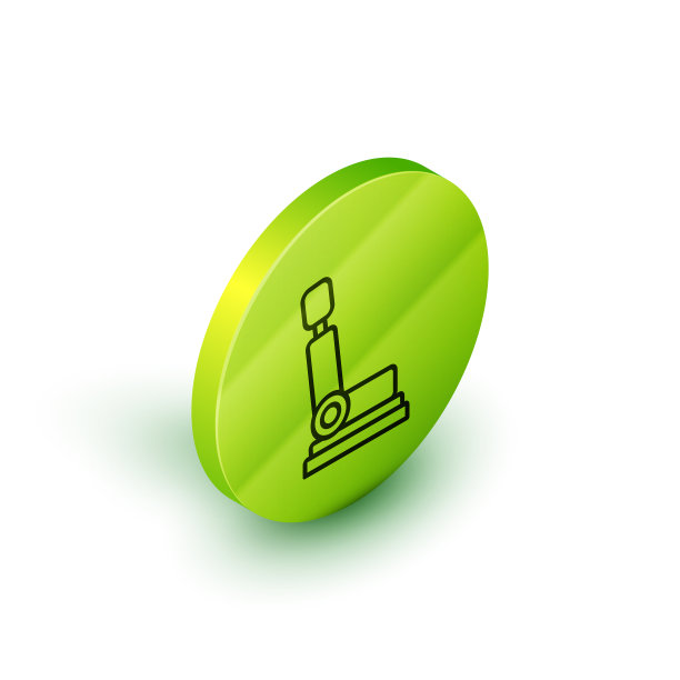 等距线汽车座椅图标孤立在白色图片下载