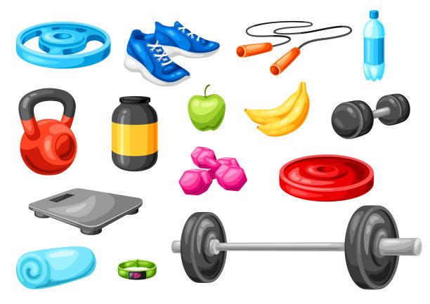 设置健身器材运动健身项目图片下载