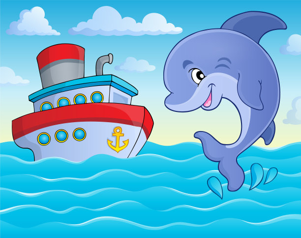 跳跃的海豚主题图片5图片下载