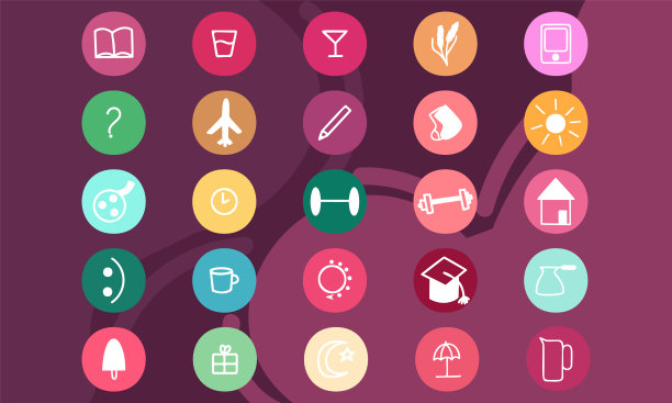 Insta突出封面故事。时尚insta set for bliggers。帧时尚风格。图片下载