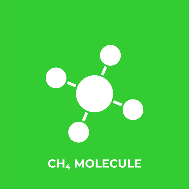 甲烷分子ch4图标图片下载