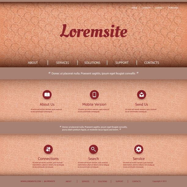 一页网站模板图片下载