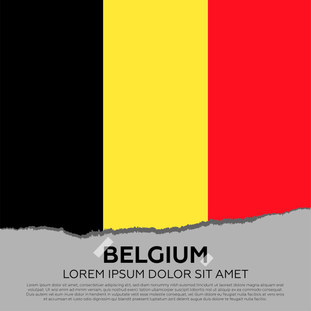 比利时国旗背景图片下载