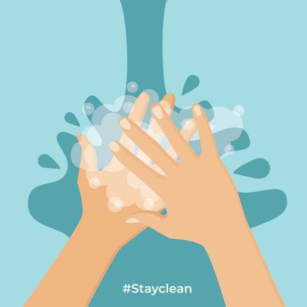 用肥皂洗手，预防传染病，健康与保持清洁图片下载