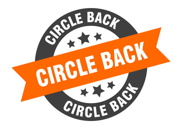 圈回标志圈回丝带贴纸图片下载