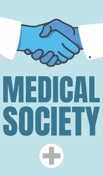 两位医生手握医用手套，象征着医学界、医务人员的团结图片下载