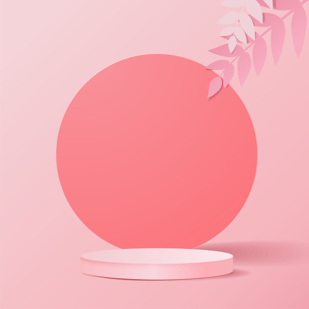 抽象的几何模型上讲台图片下载