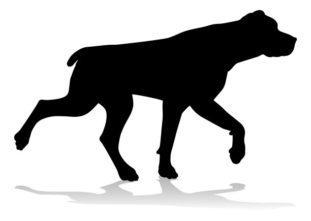 狗剪影宠物图片下载