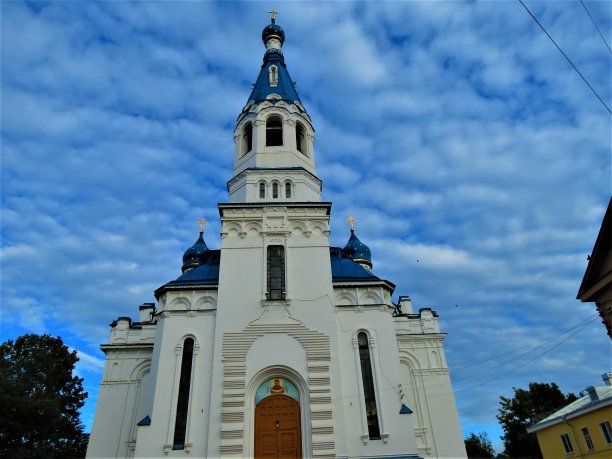 俄罗斯圣彼得堡州加特契纳的波克罗夫斯基老教堂图片下载