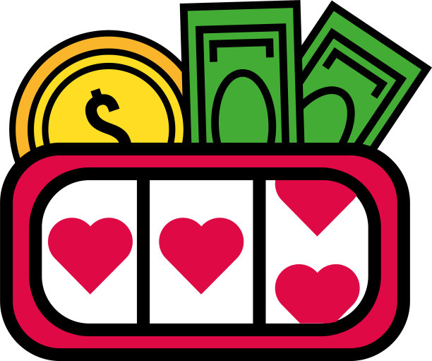 赌场老虎机孤立图标图片下载