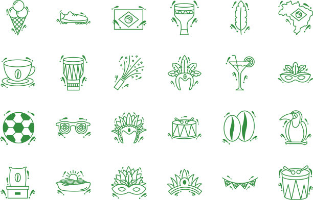 捆绑巴西图标图片下载