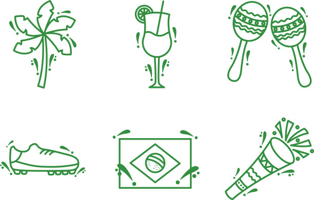捆绑巴西图标图片下载