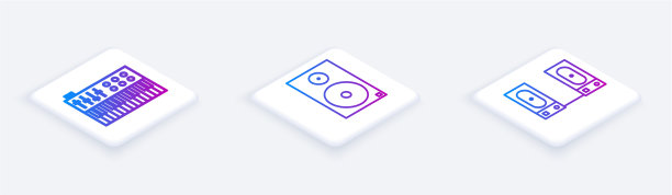 设置等距线音乐合成器立体声图片下载