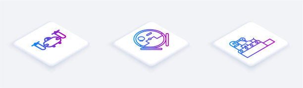 设定等距线无人机飞行与行动摄像机图片下载