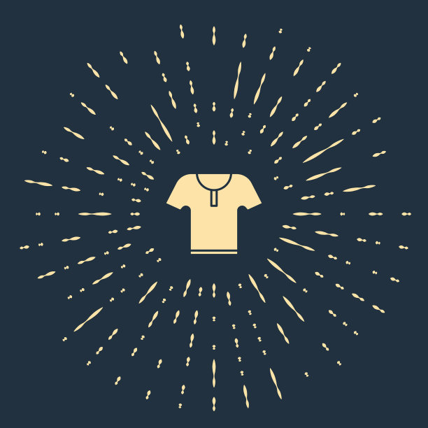 米色盔甲图标孤立在蓝色背景上图片下载