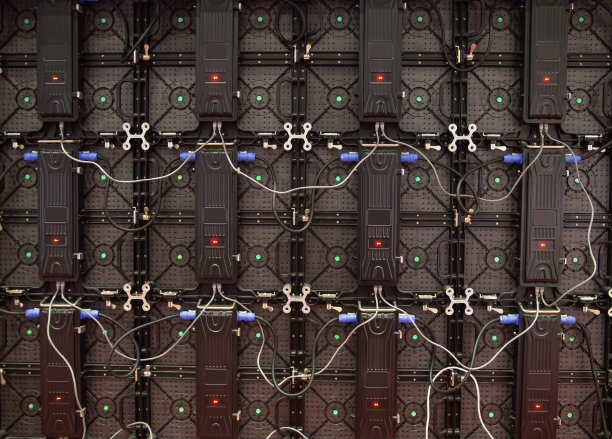 LED显示器的背面图片下载