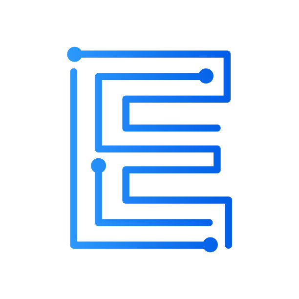 电路标志的首字母e图片下载