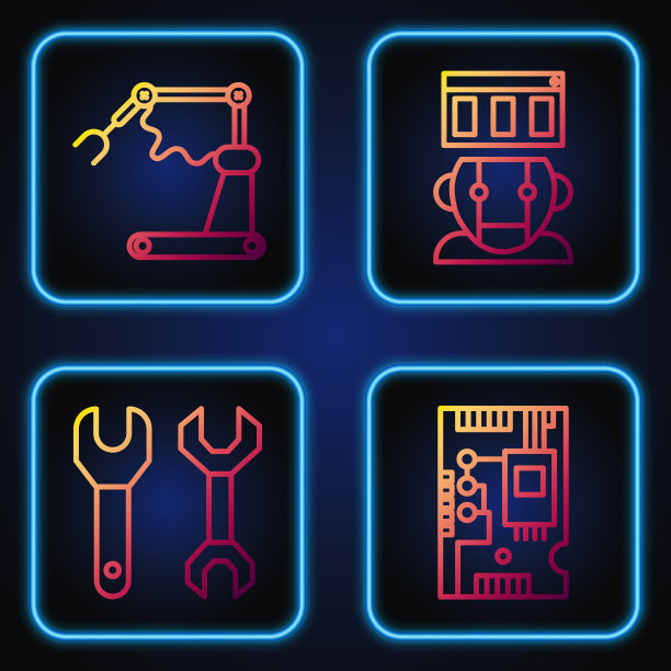 设电子计算机元件线图片下载