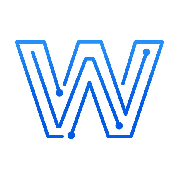 电路标志的首字母w图片下载