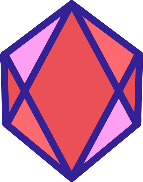 玉石图标孤立的轮廓符号图片下载