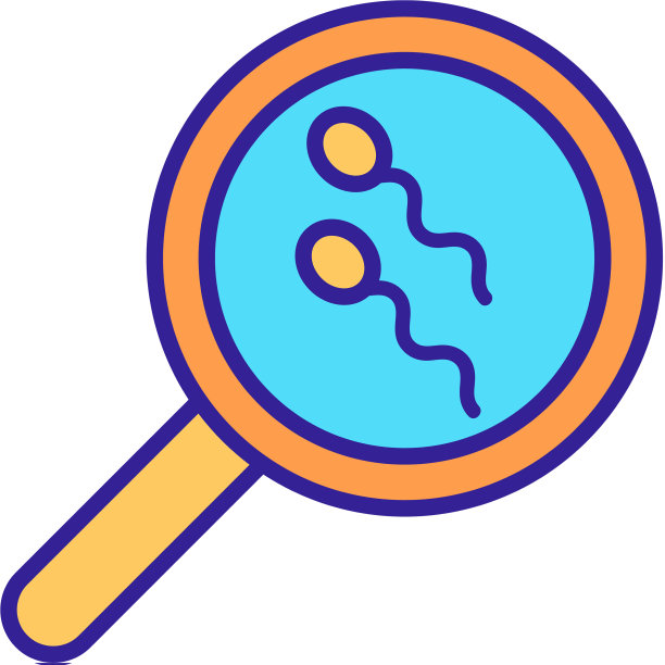 DNA精子图标孤立轮廓符号图片下载