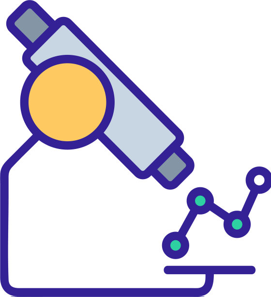 显微镜图标孤立轮廓符号图片下载