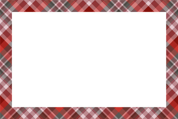 复古框苏格兰边界图案复古图片下载