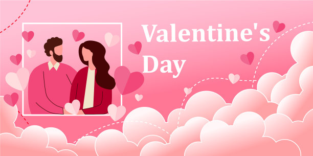 一对浪漫的伴侣看着对方图片下载