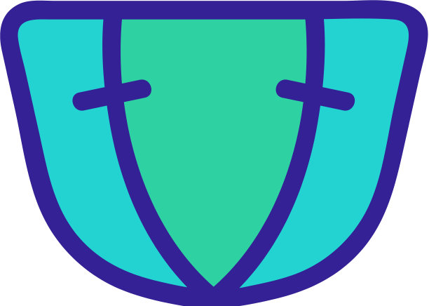 纸尿裤为成人图标隔离轮廓图片下载