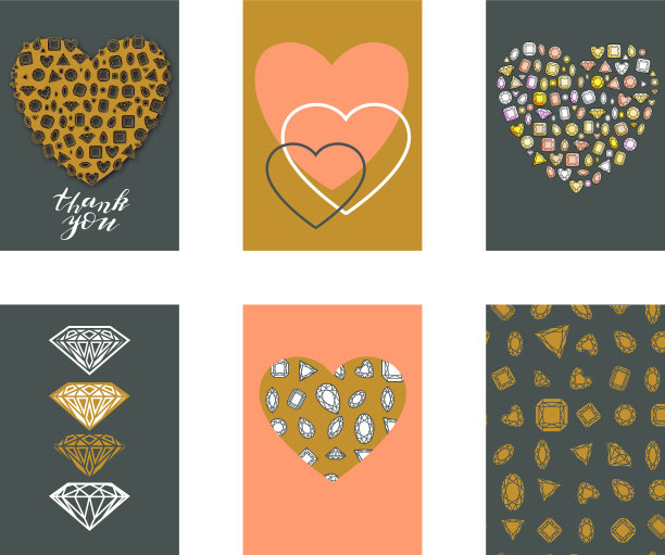 集装饰贺卡模板与图片下载