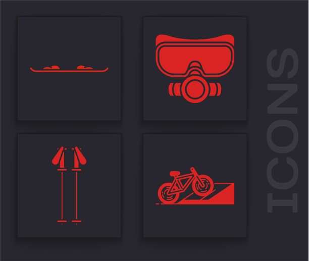 在街道斜坡滑雪板上设置自行车跳水面具图片下载