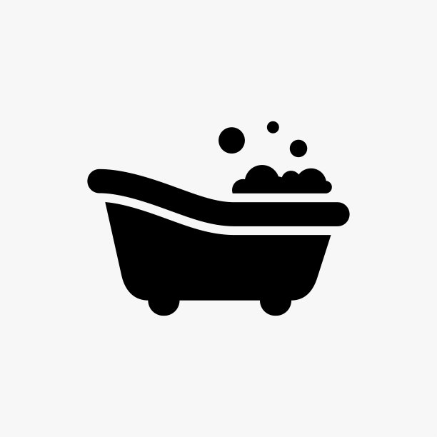 浴缸里的图标图片下载