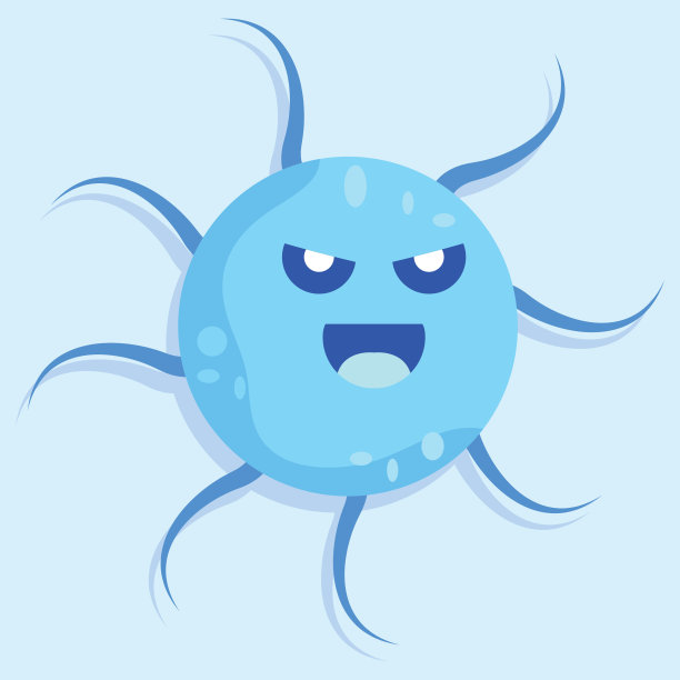 邪恶的病毒卡通图片下载