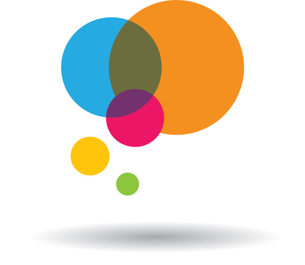 泡泡标志模板图标图片下载