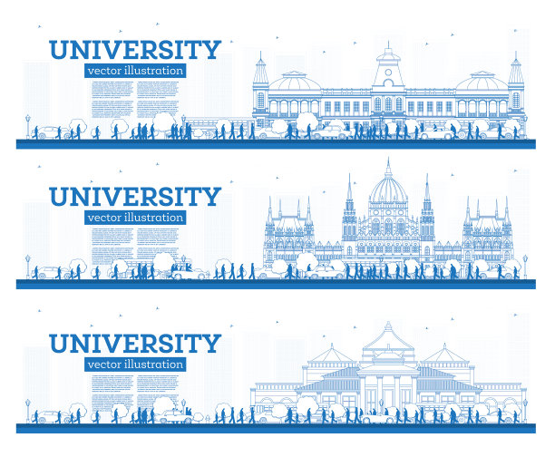 大纲设置大学校园学习横幅图片下载